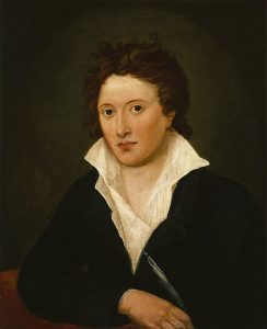 Ritratto di Percy Bysshe Shelley di Amelia Curran 1819